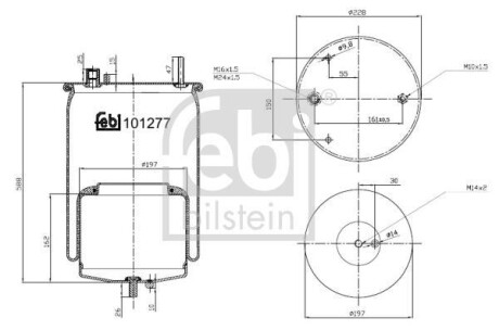 Пневмоподушка FEBI FEBI BILSTEIN 101277