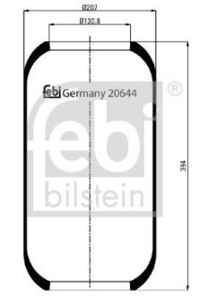 Пневморесора FEBI FEBI BILSTEIN 20644