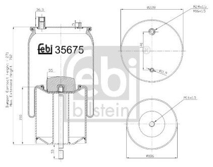 Пневмоподушка FEBI FEBI BILSTEIN 35675