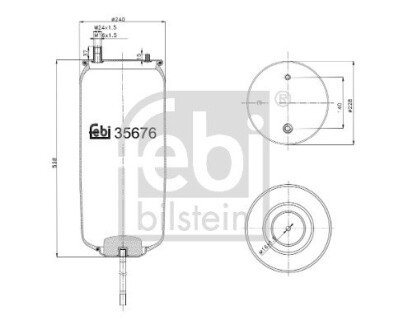 Пневмоподушка FEBI FEBI BILSTEIN 35676