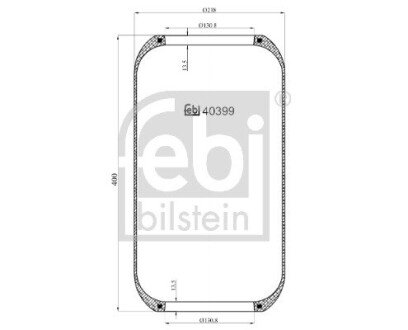 Пневмоподушка FEBI FEBI BILSTEIN 40399