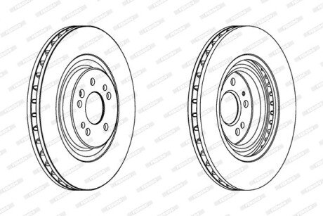 Гальмівний диск FERODO DDF1085C-1