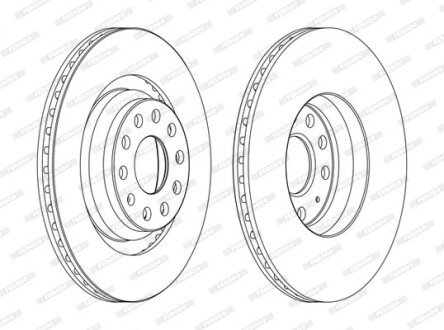 Гальмівний диск FERODO DDF1503C