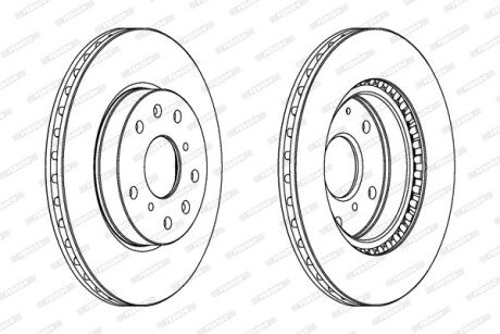 Диск гальмівний FERODO DDF1620C