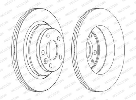 Диск гальмівний FE DDF1698 FERODO DDF1698C