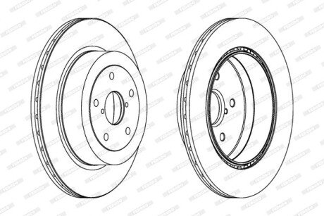 Гальмівний диск FERODO DDF175