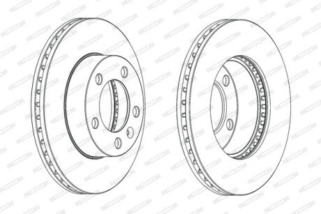Гальмівний диск FERODO DDF1974C-1