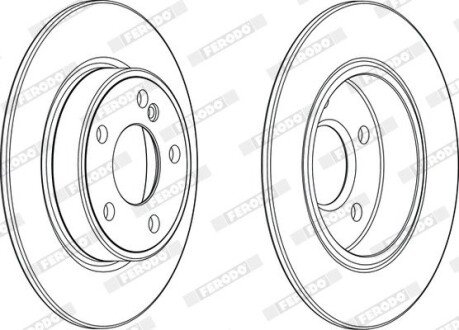 Диск гальмівний FERODO DDF2335C