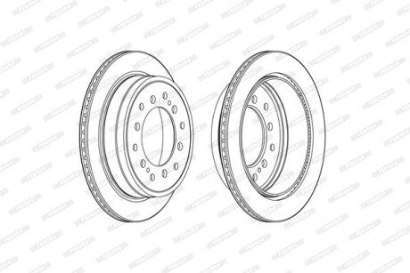 Гальмівний диск FERODO DDF2505C