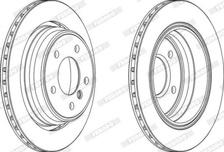 Гальмівний диск FERODO DDF836