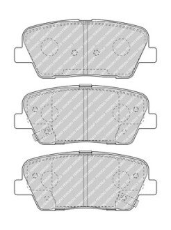 Гальмівні колодки дискові FER FERODO FDB4391