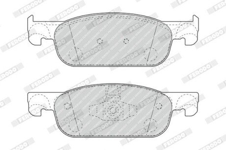 Гальмівні колодки дискові FER FERODO FDB4907
