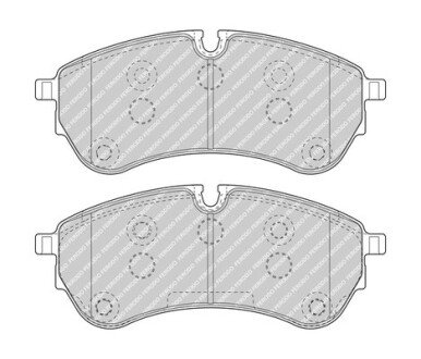 Тормозные колодки FERODO FVR5067