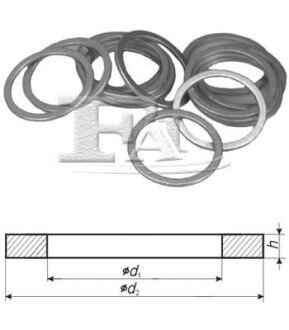 Шайба алюмінієва FS 340.980 Fischer Automotive One (FA1) 340.980.100