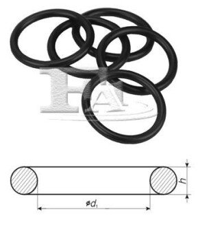 Кільце гумове FS 535.870 Fischer Automotive One (FA1) 535.870.100