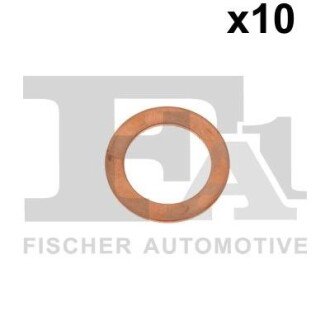 Ущільнювальне кільце компл. 10 шт 12.0*18.0*1.0 mm((Fischer) Fischer Automotive One Fischer Automotive One (FA1) 547.870.010