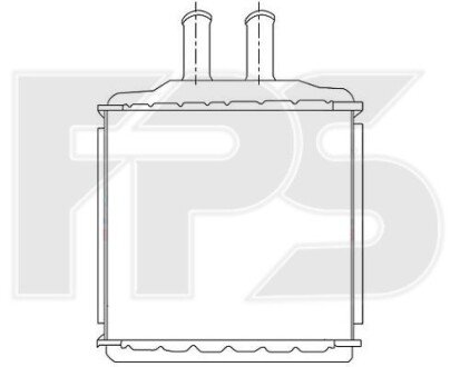 Радіатор пічки FPS FP 17 N180