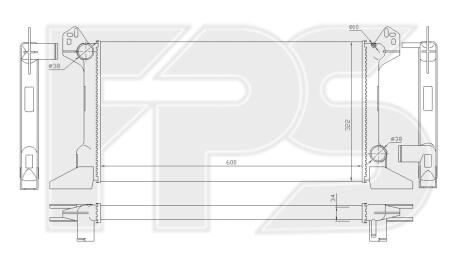 Радіатор охолодження FPS FP 28 A734