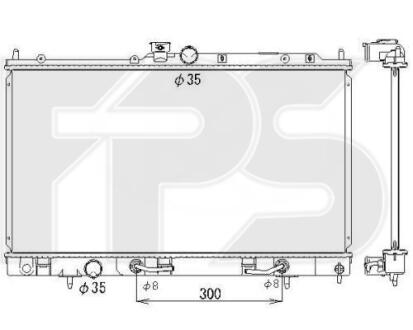 Радіатор охолодження FPS FP 48 A1359