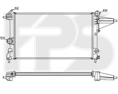 Радіатор охолодження FPS FP 52 A252