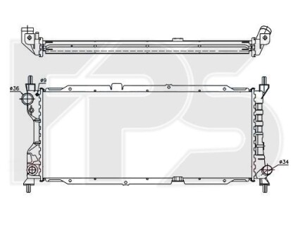 Радіатор охолодження FPS FP 52 A278