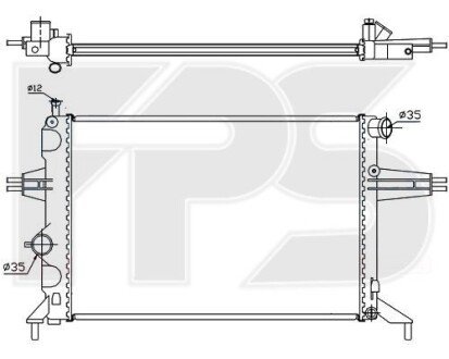 Радіатор охолодження FPS FP 52 A314