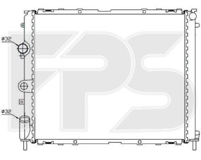 Радіатор охолодження FPS FP 56 A394