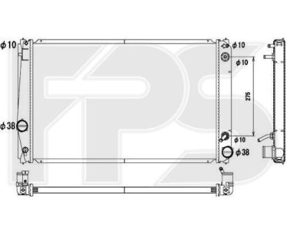 Радіатор охолодження FPS FP 70 A1321