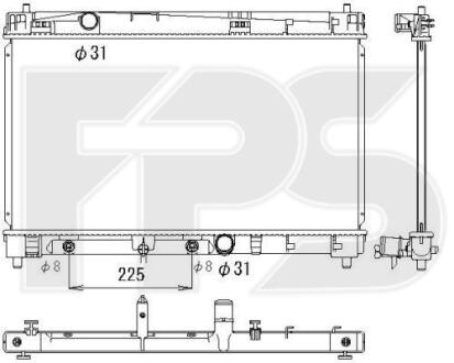Радіатор охолодження FPS FP 70 A1327