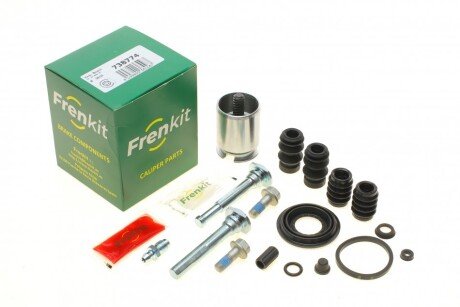 Ремкомпл. супорта (задн) VW Caddy III 04-10 (38mm) (+поршень/направляюча) (Aisin) FRENKIT 738774 (фото 1)