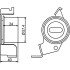 Ролик натяжний MITSUBISHI CARISMA GMB GT90550 (фото 4)