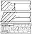 Кольца поршневые на 1 цилиндр GOETZE 08-786800-00 (фото 1)