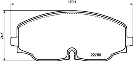 Колодки гальмівні, дискове гальмо PAGID HELLA 8DB355039941