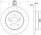 Диск гальмівний з покриттям PRO; задн. / Lexus NX 200 2014> PAGID HELLA 8DD355132401 (фото 4)