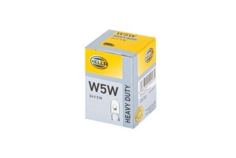 Автолампа Behr Standard W5W W2,1x9,5d 5 W прозрачная HELLA 8GP003594251