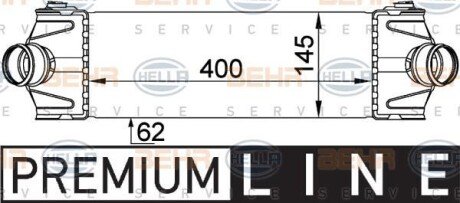 Радиатор интеркуллера HELLA 8ML 376 765-101