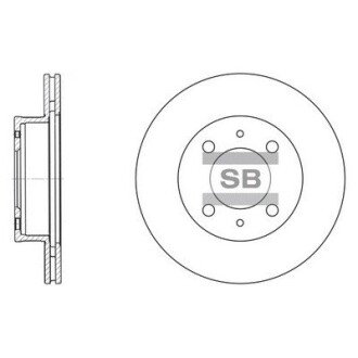 Диск тормозной SANGSIN Hi-Q (SANGSIN) SD1010