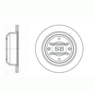 Гальмівний диск SANGSIN Hi-Q (SANGSIN) SD1032