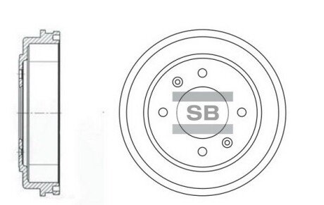 Гальмівний барабан SANGSIN BRAKE Hi-Q (SANGSIN) SD1039