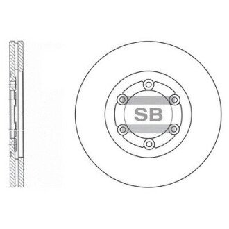 Диск тормозной SANGSIN Hi-Q (SANGSIN) SD2008