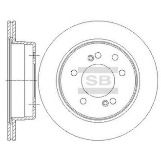 Гальмівний диск SANGSIN BRAKE Hi-Q (SANGSIN) SD3043