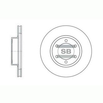 Гальмівний диск SANGSIN Hi-Q (SANGSIN) SD4004