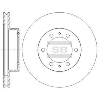 Гальмівний диск SANGSIN BRAKE Hi-Q (SANGSIN) SD4030