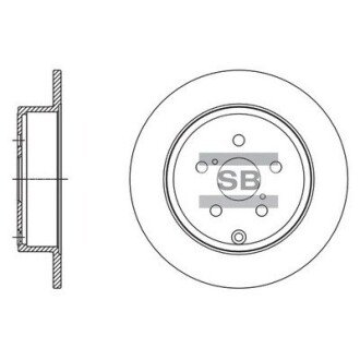 Гальмівний диск SANGSIN BRAKE Hi-Q (SANGSIN) SD4083