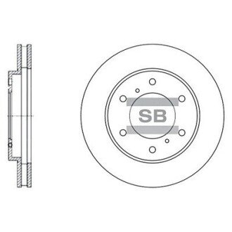 Гальмівний диск SANGSIN BRAKE Hi-Q (SANGSIN) SD4311