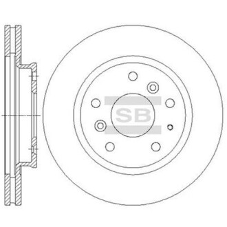 Гальмівний диск SANGSIN Hi-Q (SANGSIN) SD4413