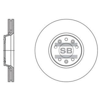 Гальмівний диск SANGSIN BRAKE Hi-Q (SANGSIN) SD5004