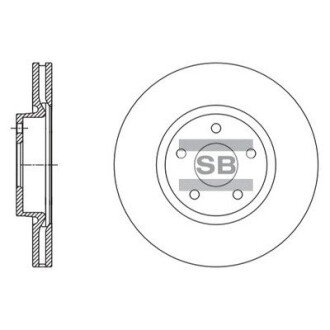 Гальмівний диск SANGSIN BRAKE Hi-Q (SANGSIN) SD5304