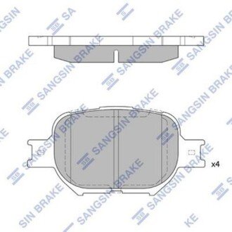 Гальмiвнi колодки кт. SANGSIN SB Hi-Q (SANGSIN) SP1272