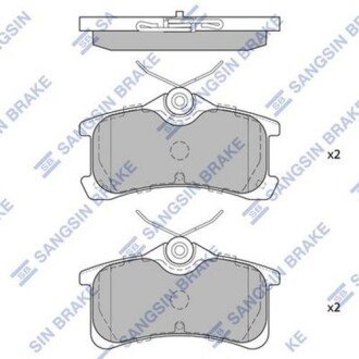 Гальмiвнi колодки кт. SANGSIN SB Hi-Q (SANGSIN) SP1575